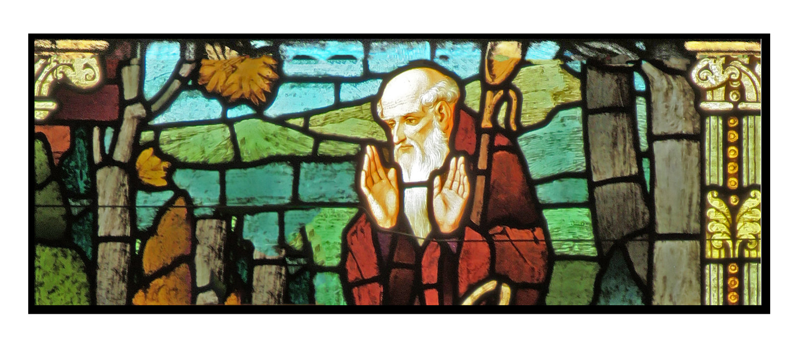 Nativity Window Detail at Saint Germaine