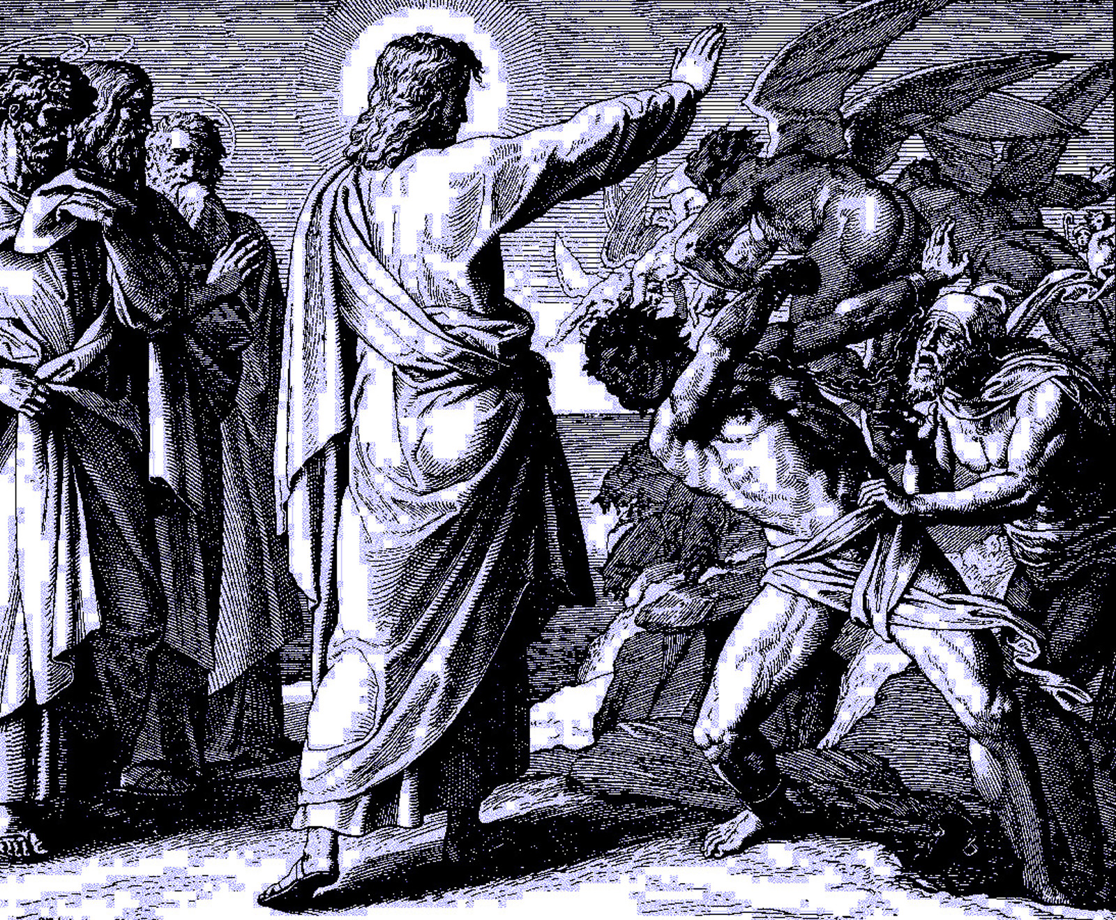 Jesus Casting Out Demons